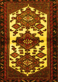 Persian Yellow Traditional Rug, tr3075yw