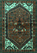 Persian Turquoise Traditional Rug, tr3076turq