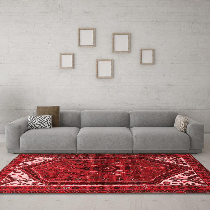 Traditional Red Washable Rugs