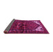Sideview of Persian Pink Traditional Rug, tr3076pnk