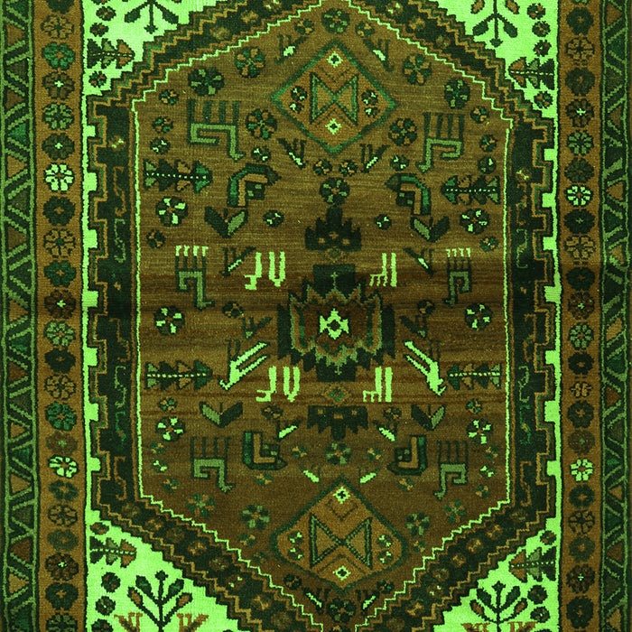 Persian Green Traditional Rug, tr3076grn