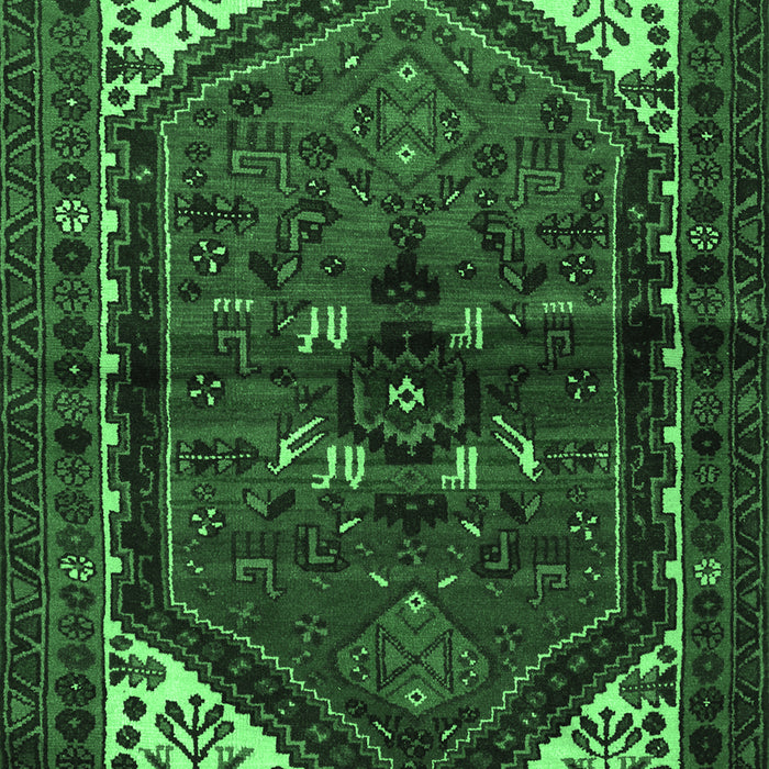 Persian Emerald Green Traditional Rug, tr3076emgrn