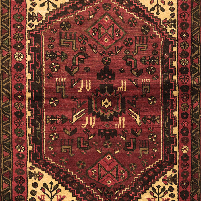 Machine Washable Persian Brown Traditional Rug, wshtr3076brn