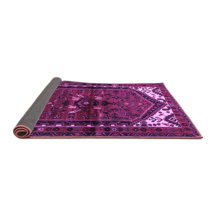 Sideview of Persian Purple Traditional Rug, tr3076pur
