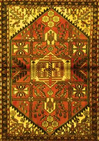 Persian Yellow Traditional Rug, tr3077yw