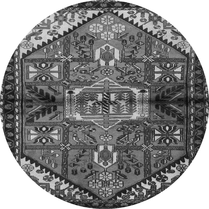 Square Persian Gray Traditional Rug, tr3077gry