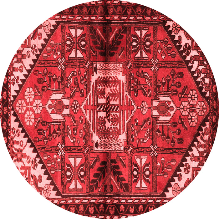 Machine Washable Persian Red Traditional Rug, wshtr3077red