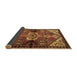 Sideview of Persian Brown Traditional Rug, tr3077brn