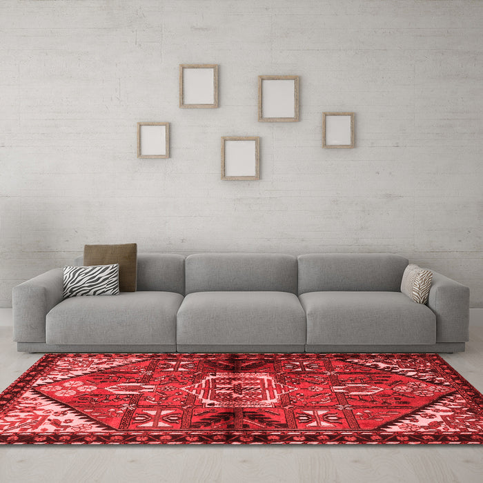Traditional Red Washable Rugs