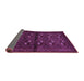 Sideview of Persian Purple Traditional Rug, tr3078pur