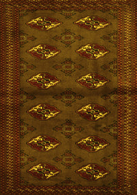 Persian Yellow Traditional Rug, tr3078yw