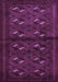 Machine Washable Persian Purple Traditional Area Rugs, wshtr3078pur