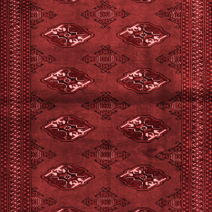 Machine Washable Persian Red Traditional Rug, wshtr3078red