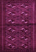 Machine Washable Persian Pink Traditional Rug, wshtr3078pnk