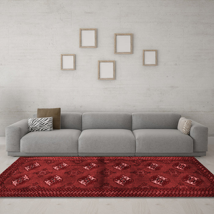 Traditional Red Washable Rugs