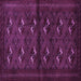 Square Persian Purple Traditional Rug, tr3078pur