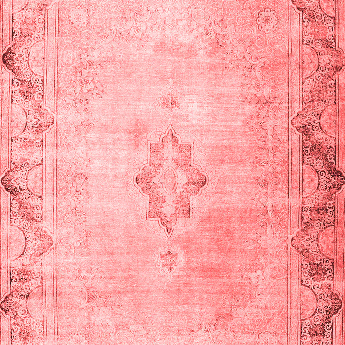 Machine Washable Persian Red Traditional Rug, wshtr3079red