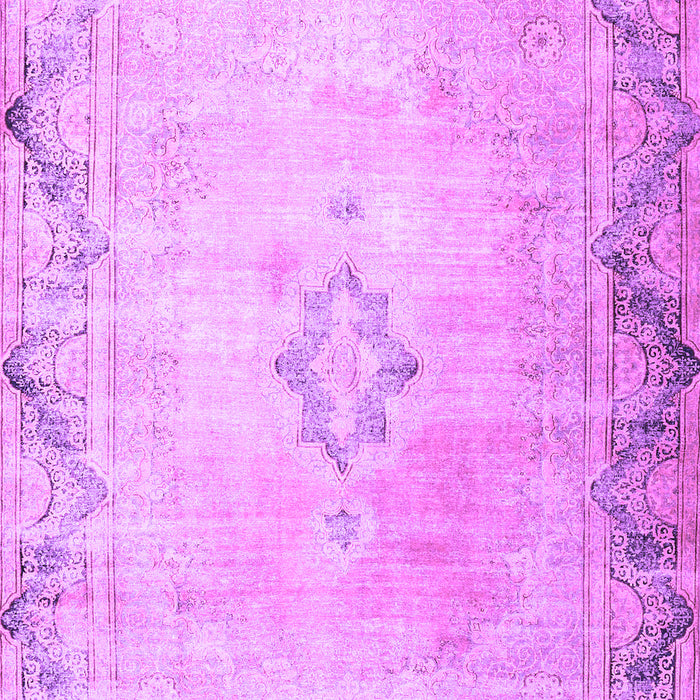 Machine Washable Persian Purple Traditional Area Rugs, wshtr3079pur