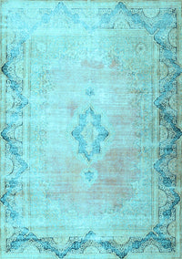 Persian Light Blue Traditional Rug, tr3079lblu