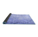 Sideview of Persian Blue Traditional Rug, tr3079blu