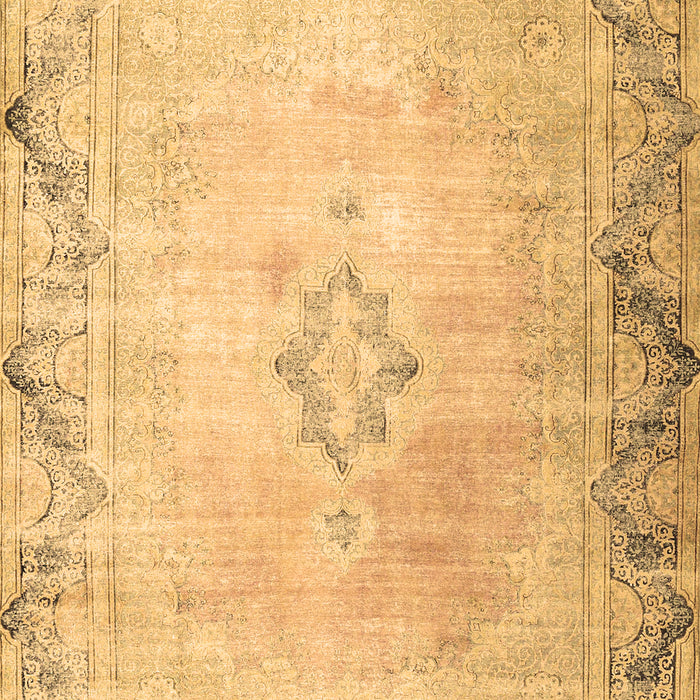 Machine Washable Persian Brown Traditional Rug, wshtr3079brn