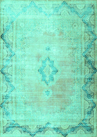 Persian Turquoise Traditional Rug, tr3079turq