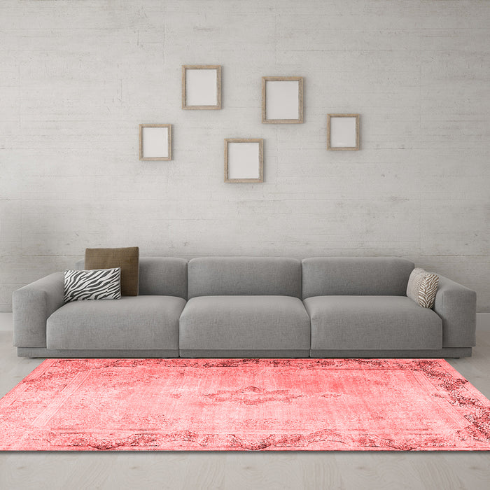 Traditional Red Washable Rugs