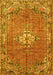 Machine Washable Persian Yellow Traditional Rug, wshtr307yw