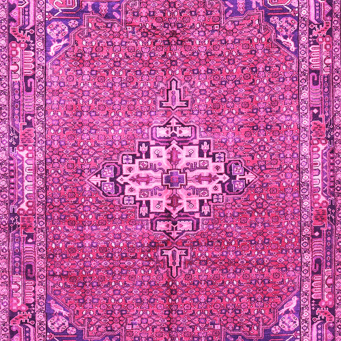 Machine Washable Persian Pink Traditional Rug, wshtr307pnk