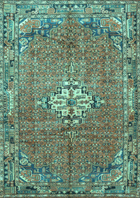 Persian Turquoise Traditional Rug, tr307turq