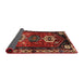 Sideview of Traditional Red Persian Rug, tr3080