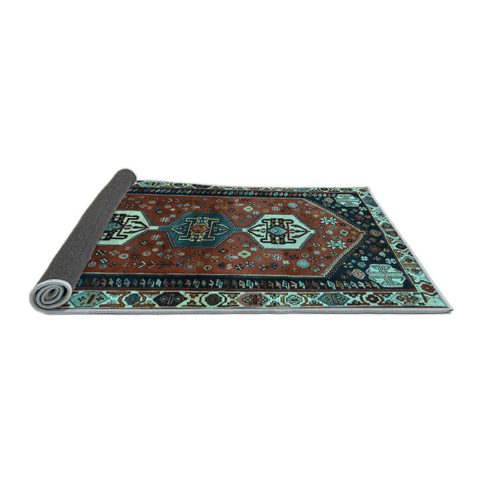 Sideview of Persian Light Blue Traditional Rug, tr3080lblu
