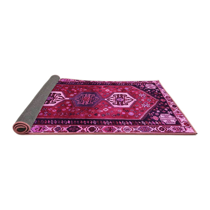 Sideview of Persian Pink Traditional Rug, tr3080pnk