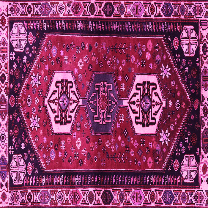Square Persian Pink Traditional Rug, tr3080pnk