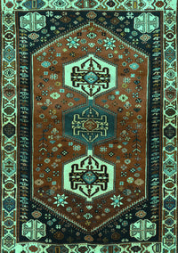 Persian Turquoise Traditional Rug, tr3080turq
