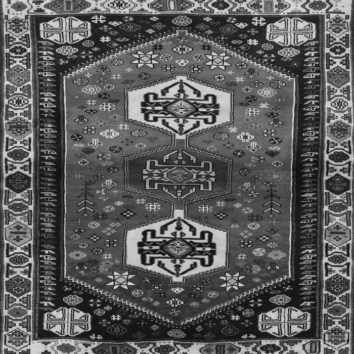 Serging Thickness of Persian Gray Traditional Rug, tr3080gry