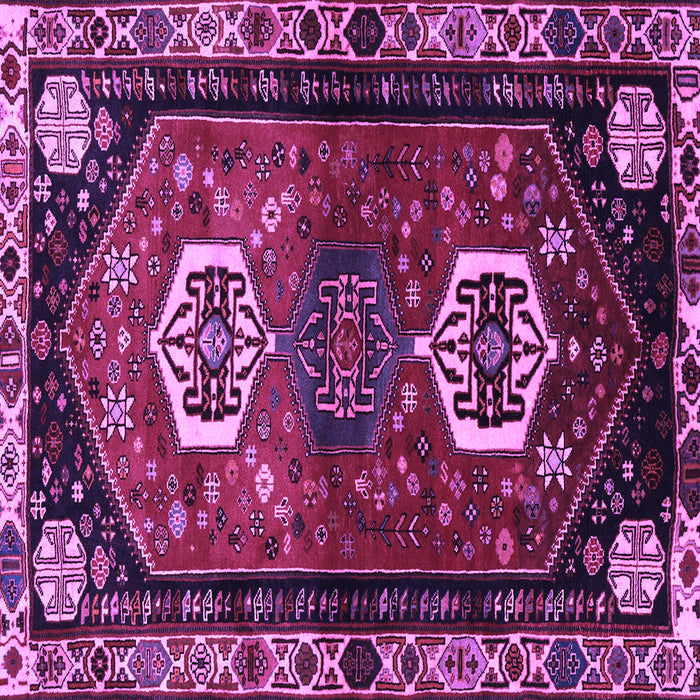 Square Persian Purple Traditional Rug, tr3080pur