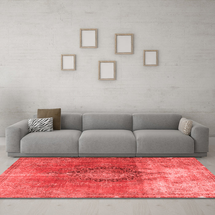 Traditional Red Washable Rugs