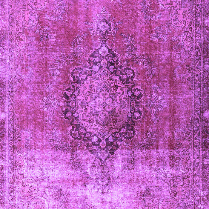 Machine Washable Persian Purple Traditional Area Rugs, wshtr3081pur