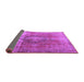 Sideview of Persian Purple Traditional Rug, tr3081pur