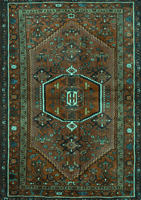 Persian Turquoise Traditional Rug, tr3083turq
