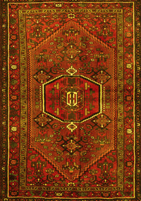 Persian Yellow Traditional Rug, tr3083yw
