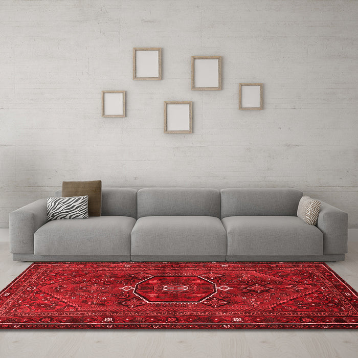 Traditional Red Washable Rugs