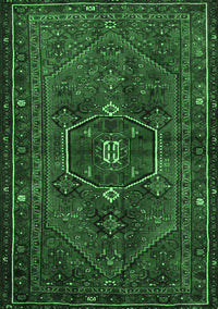 Persian Emerald Green Traditional Rug, tr3083emgrn