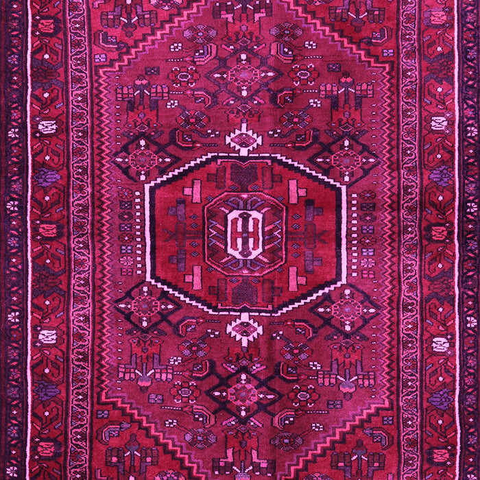 Machine Washable Persian Pink Traditional Rug, wshtr3083pnk