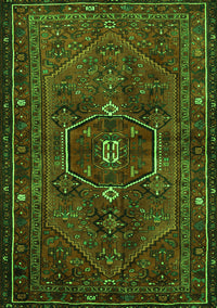 Persian Green Traditional Rug, tr3083grn