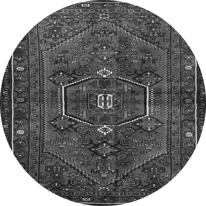 Square Persian Gray Traditional Rug, tr3083gry