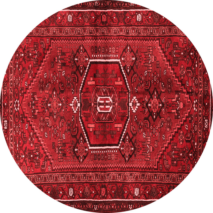 Machine Washable Persian Red Traditional Rug, wshtr3083red