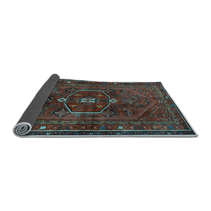 Sideview of Persian Light Blue Traditional Rug, tr3083lblu