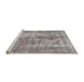 Sideview of Machine Washable Traditional Sandstone Brown Rug, wshtr3084